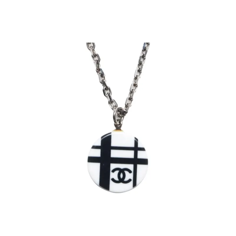 CHANEL 2005 Cc Logo Necklace-0