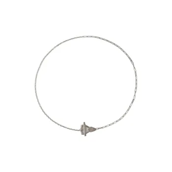 Burberry Brass Necklaces Men's Silver