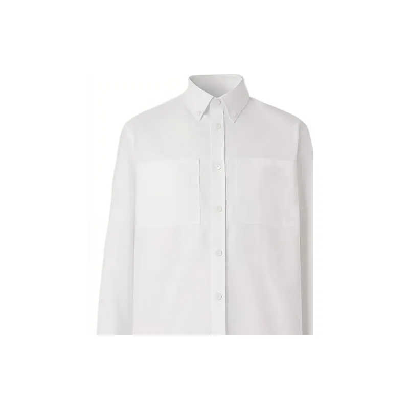 Burberry X Pop Trading Company Shirts Men White-3