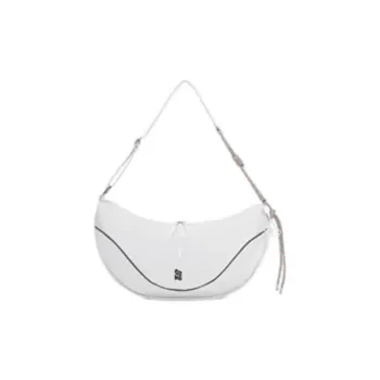 OZKO PU Dumpling Bag Shoulder Bag Large Size Women's Frost Moon White/Sunrise Blue