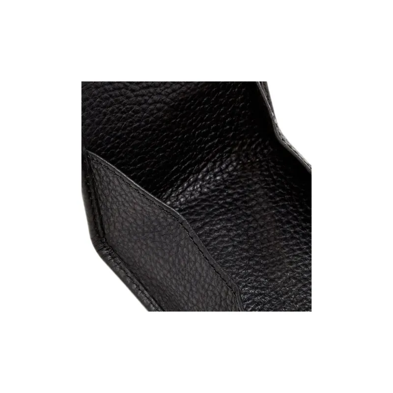 DIESEL Cow Leather Coin Purse Men's Black-4