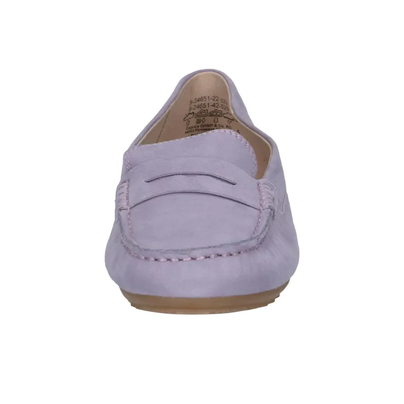 CAPRICE Bonita Loafers 1cm Women's Purple-4