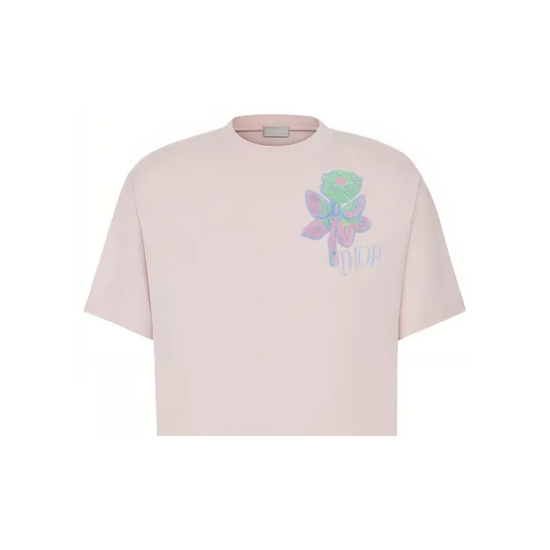 DIOR Dior Quarterly New Products T-Shirt Men's Pink-3