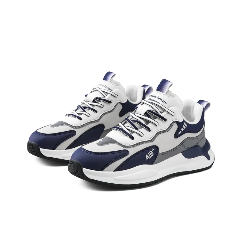 OFFER-AITR Slip-Resistant Height Increasing Warm Low-Top Casual Shoes Men's-2