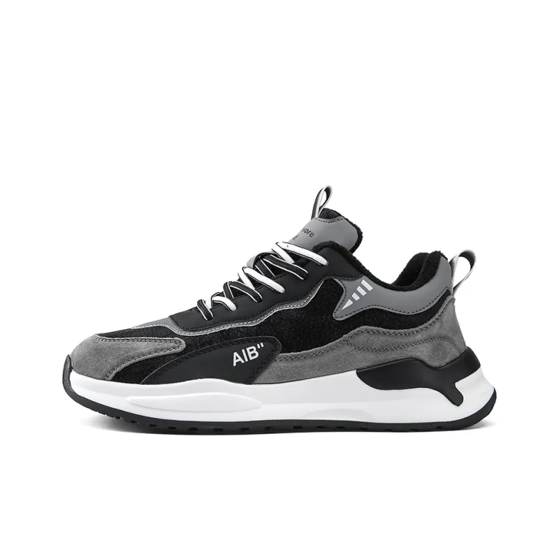 OFFER-AITR Slip-Resistant Height Increasing Warm Low-Top Casual Shoes Men's-10