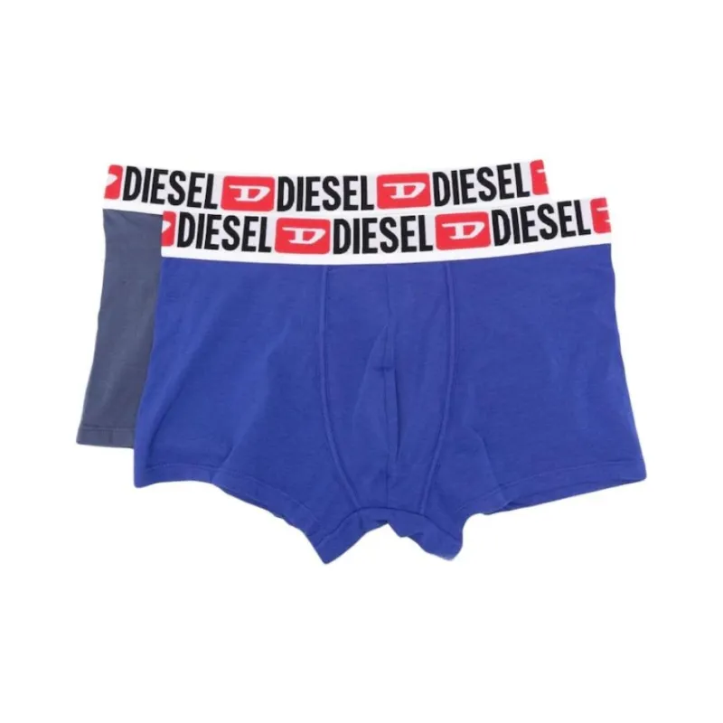 DIESEL Umbx Damien Logo Waistband Two Pack Boxers-0