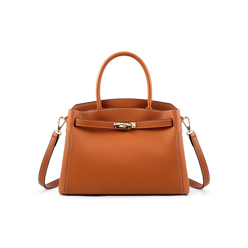 Vigno Synthetic Leather Shoulder Bag Crossbody Bag Handbag Regular Women's Khaki/Brown/Red/Black-19