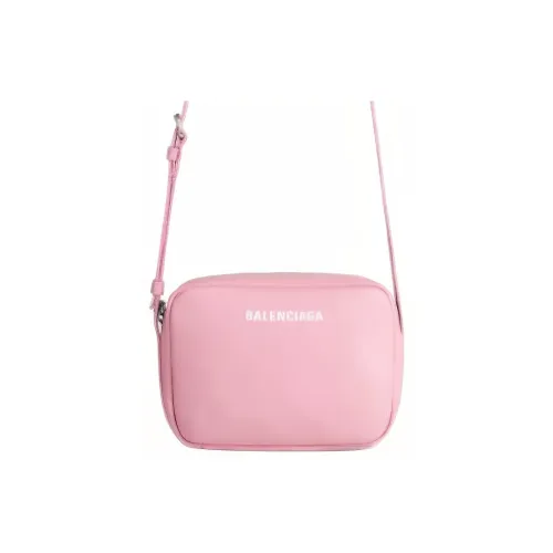 Balenciaga Calfskin Camera Bags Crossbody Bag Shoulder Bag Women's Pink