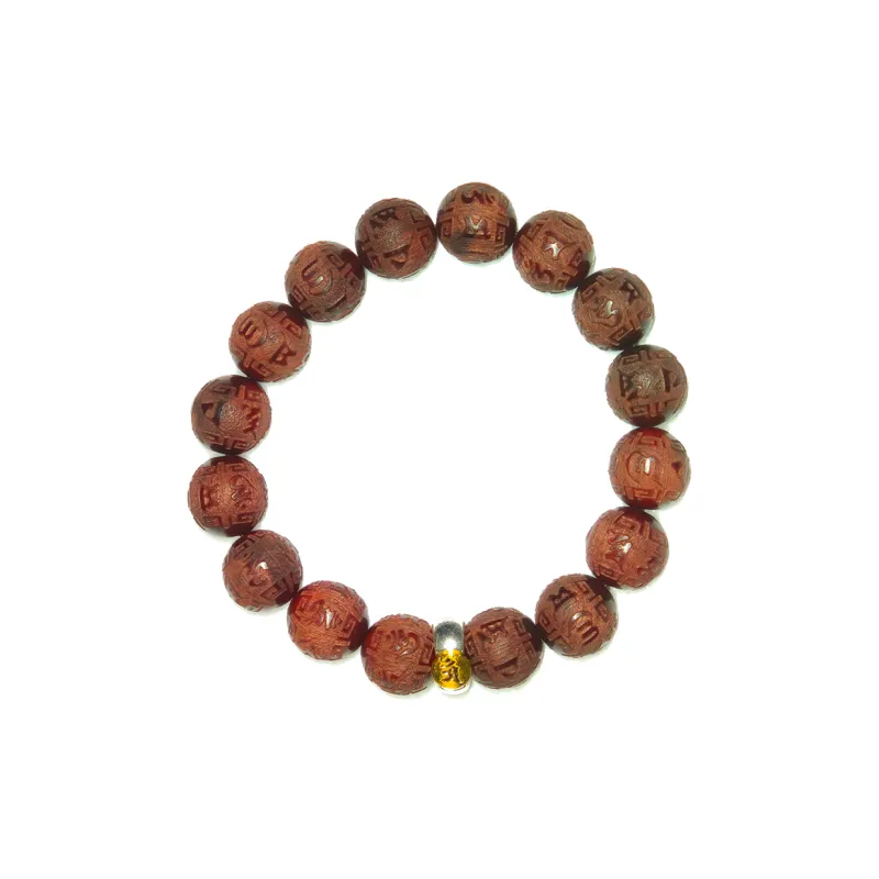 Guansha Pterocarpus Bracelets Unisex-3