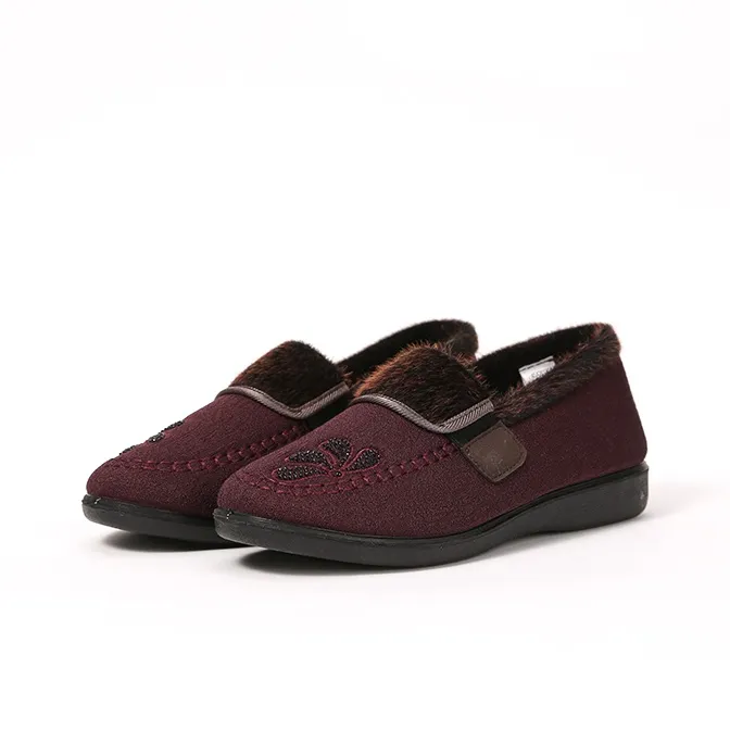 Old Meihua Casual Single Shoes Women's Purple-1