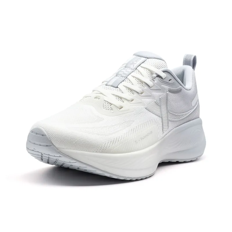 XTEP Chasing Clouds 2nd Generation Cushioning Rebound Low Top Running Shoes Men's White Gray-2