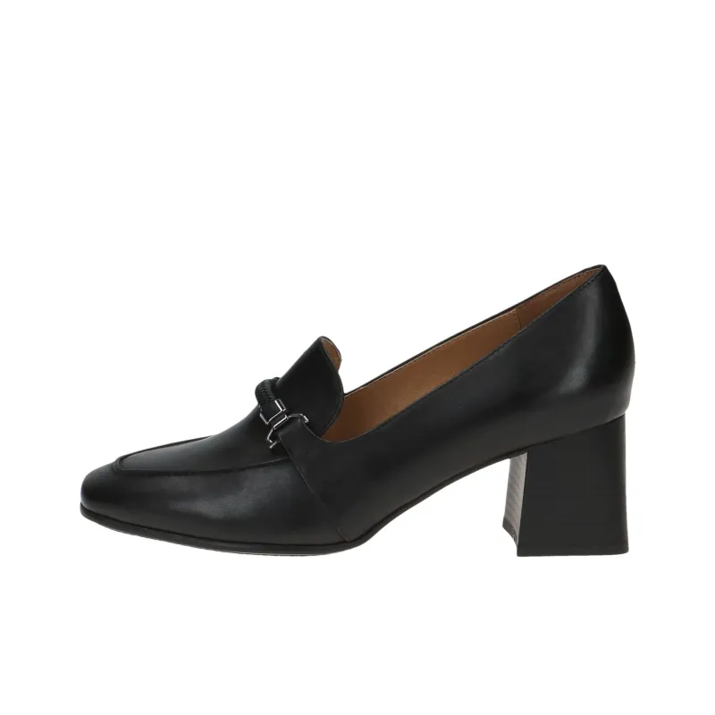 CAPRICE Tessa Chunky Heel High Heels 6cm Women's Black-0