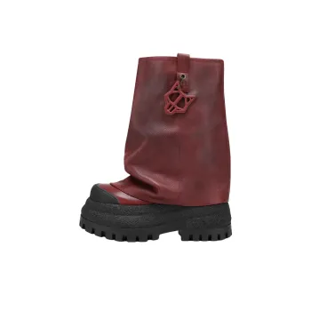 Naked Wolfe Disturb Ankle Boots 9cm Women's Red