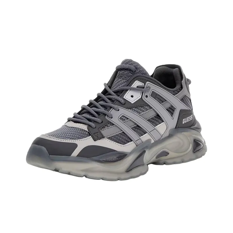 GUESS Belluno Low-Top Casual Shoes Men's Gray-1