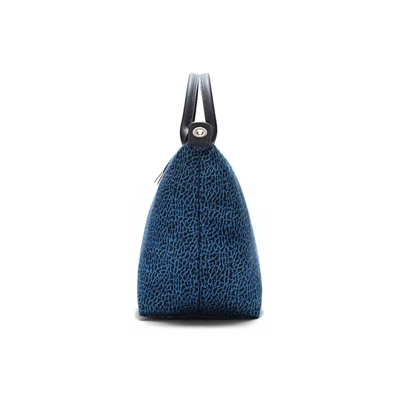 LONGCHAMP Le Pliage Fabric Handbag Shoulder Bag Crossbody Bag Medium Size Women's Blue-2