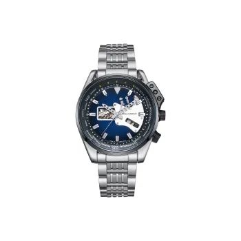 ORIENT STAR Mechanical Movement Stainless Steel Watchband Watch Men's Watches Blue Dial