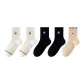 Milk White Bear*2+Bunny*2+Bowknot