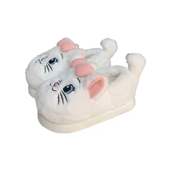 SHIGUDE x Disney Cotton Slippers Women's White