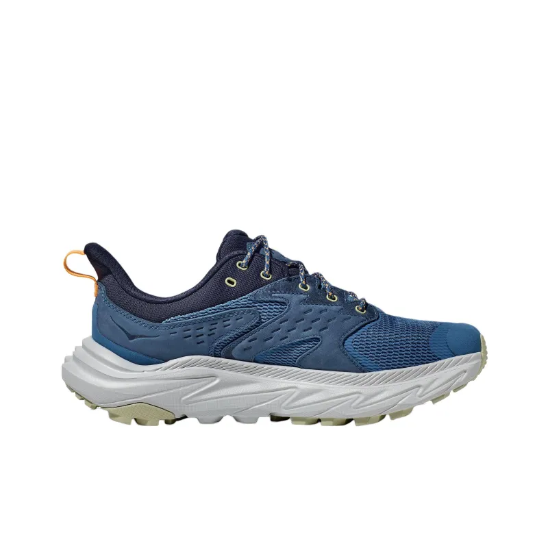 HOKA ONE ONE Anacapa Anti Slip Wear Resistant Low Top Hiking Shoes Men's Blue-1