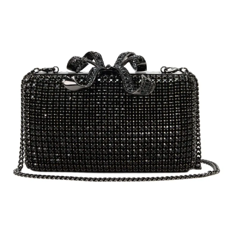 Self portrait Crystal Box Clutch Bag-1