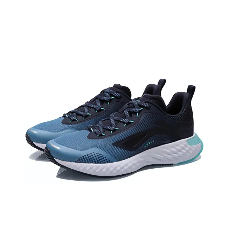 LiNing Chasing-clouds Anti-Slip And Wear-Resistant Breathable Low-Top Running Shoes Men's Blue-2