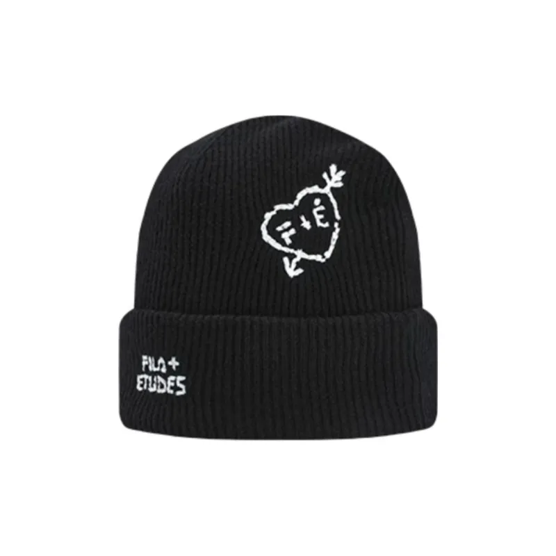 FILA Sheep Wool Beanies Unisex Black-0
