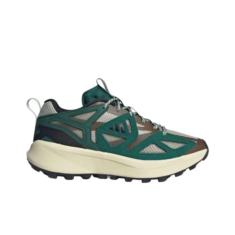 Adidas Kantai Trail Putty Grey Core Black Collegiate Green-1