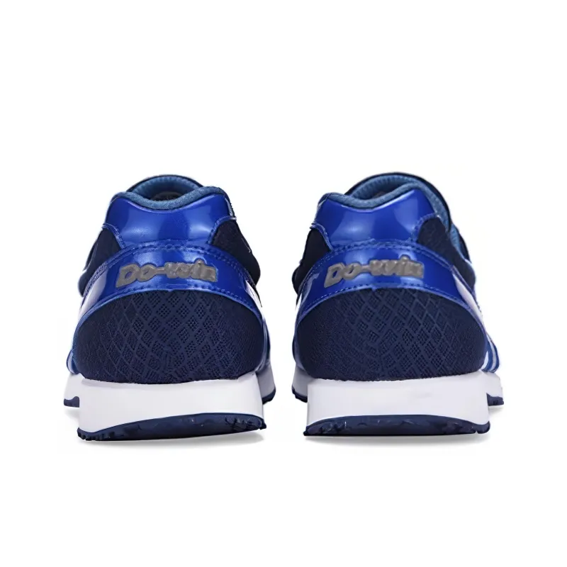 DO WIN Cushioned Slip Resistant Low Top Casual Running Shoes Unisex Bright Blue-2