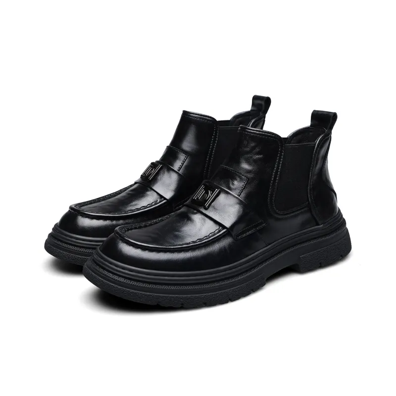 D FUSE SCANDINAVIA Short Chelsea Boots Men's Black-3