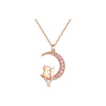 P&N S925 Silver Necklaces Women's