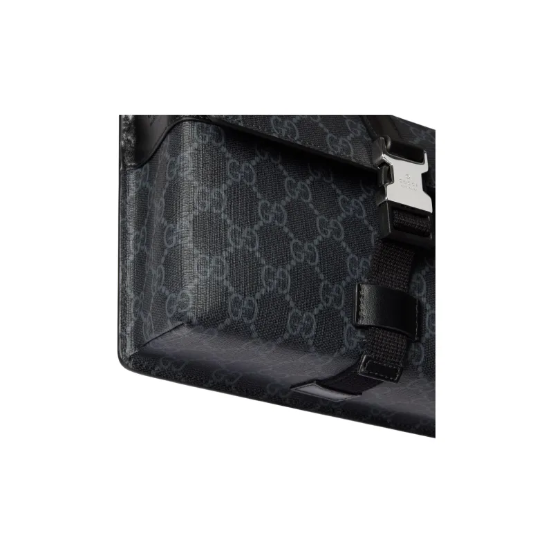 GUCCI GG Supreme Canvas Canvas Bag Crossbody Bag Shoulder Bag Extra Mini Men's Black-5