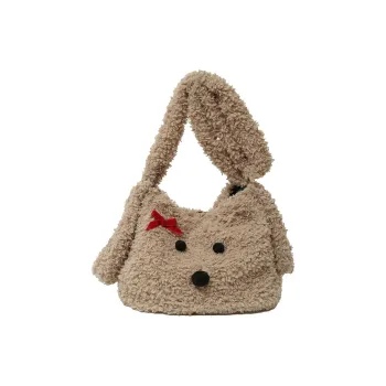 FAMAN Fuzzy Shoulder Bag Women's Multicolor
