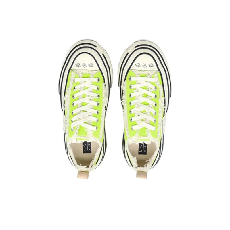 VESSEL Big Green G.O.P. Lows Non slip Lightweight Low Top Skateboard Shoes Unisex Neon Green-5