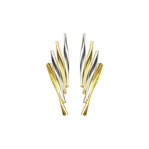 Sanpowa Copper Alloy Earrings Women's