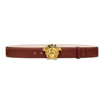 VERSACE La Medusa Leather Belt