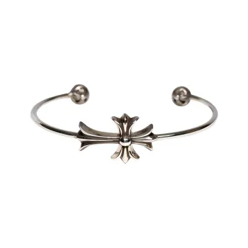 Chrome Hearts 925 Sterling Silver Bangles Women's Silver