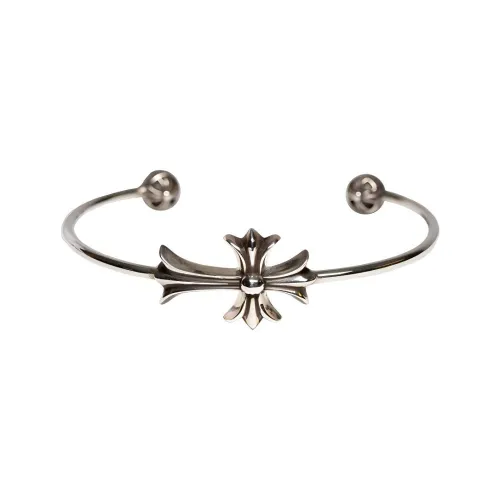 Chrome Hearts 925 Sterling Silver Bangles Women's Silver