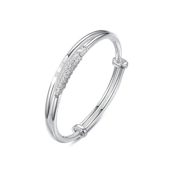 NSAOT 999 Fine Silver Bangles Women's
