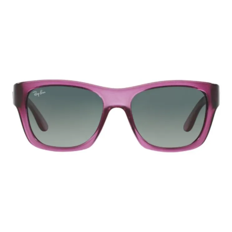 RayBan Nylon Square Sunglasses Men's Purple-4