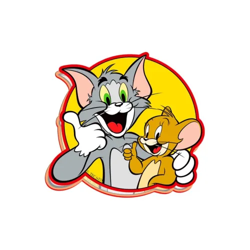 TOM AND JERRY Tom And Jerry Cute Home Decoration Acrylic 3D Effect Magnetic Sticker Anime / Games Fridge Magnets
