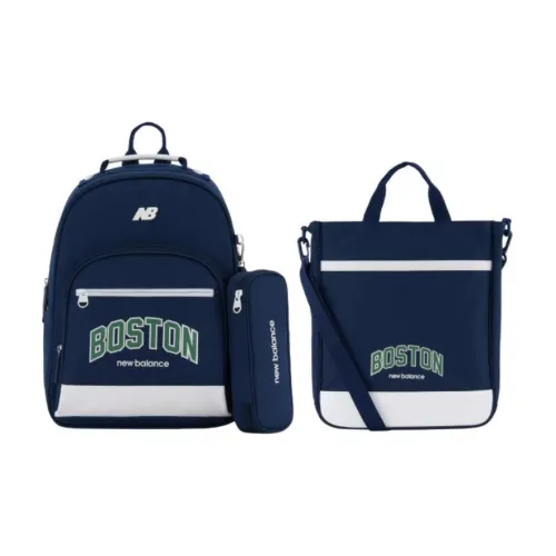 New Balance Polyester Backpack Combo Set Kids' Marine Blue