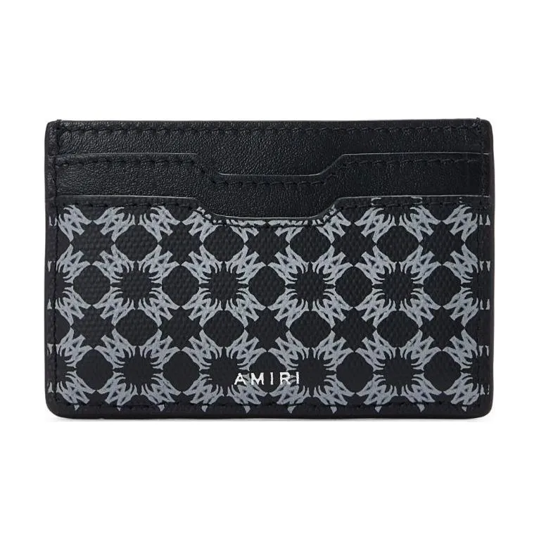 AMIRI Cotton Card Holder Unisex Black-1