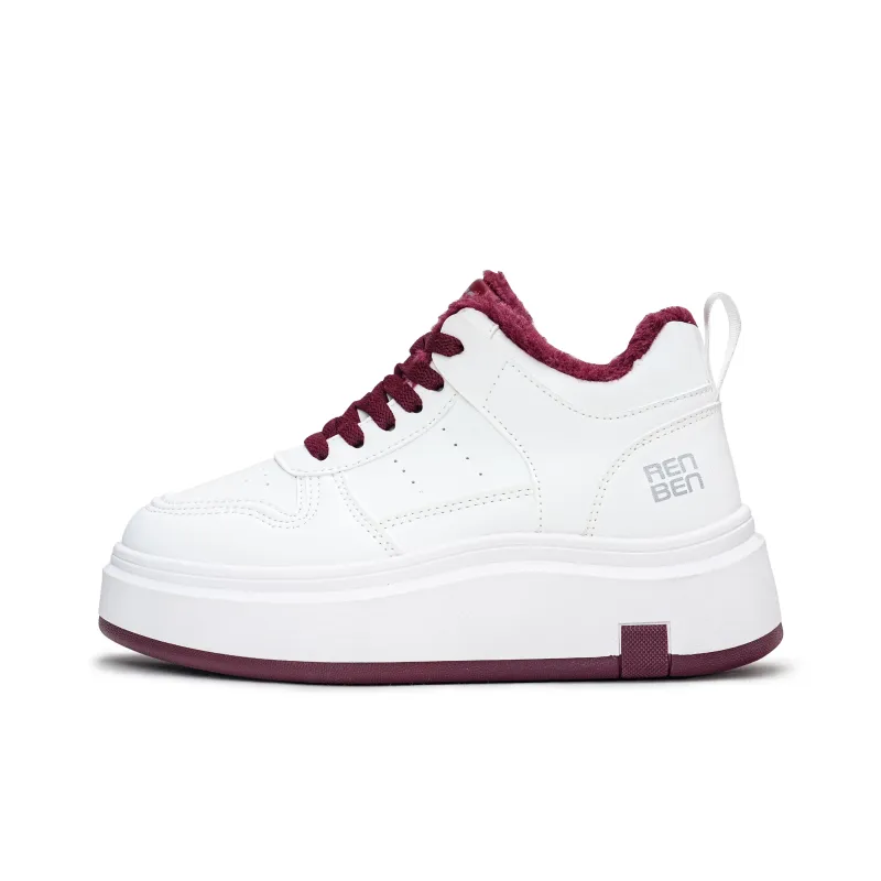 Humanism 1986 Thermal Abrasion Resistant Height Increasing Low Top Skateboard Shoes Women's-5