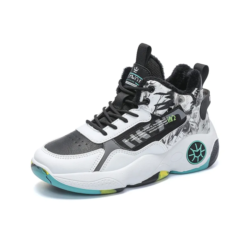 MUSNODO Cushioning, Slip Resistant, Abrasion Resistant, Breathable, Coverage, Support Mid Top Basketball Shoes Men's-8