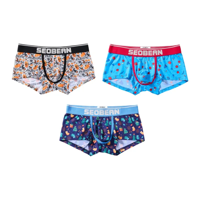 SEOBEAN Underpants Men's 3 Pack-2
