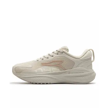361° Anti Slip Wear Resistant Low Top Running Shoes Women's Oat Milk Luxury Gold