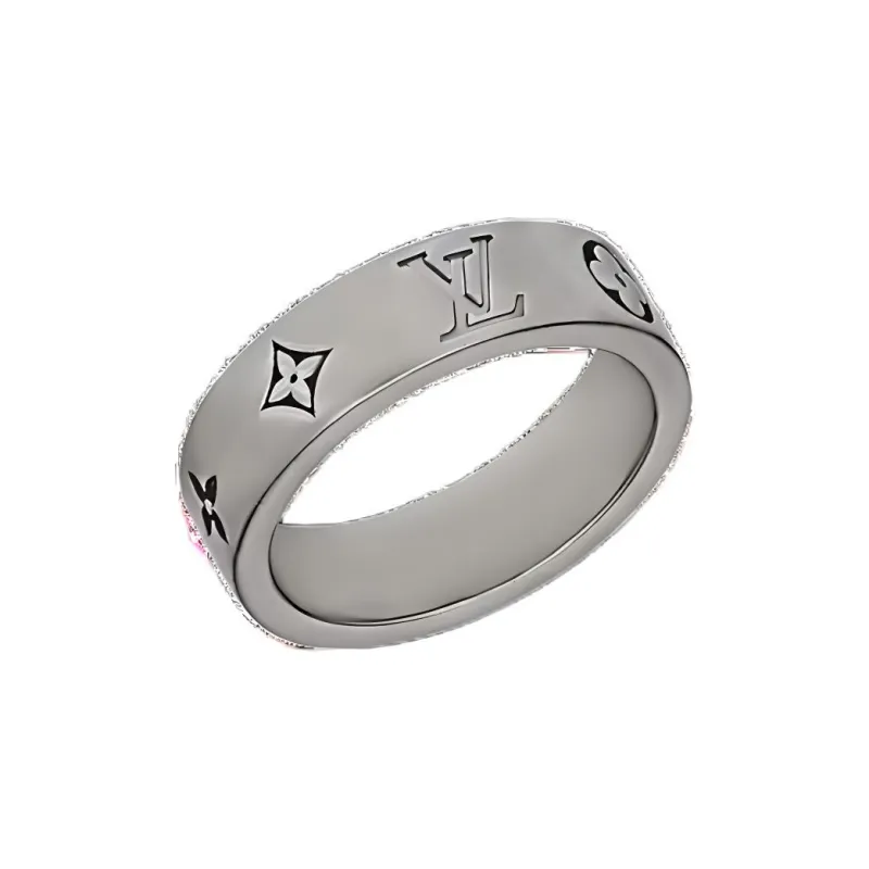 LOUIS VUITTON Lv Mosaic Thin Ring-2