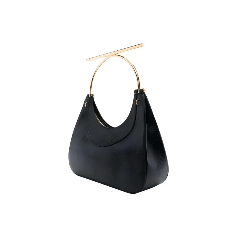 Alexander McQueen Calfskin Handbag Mini Women's Black-1