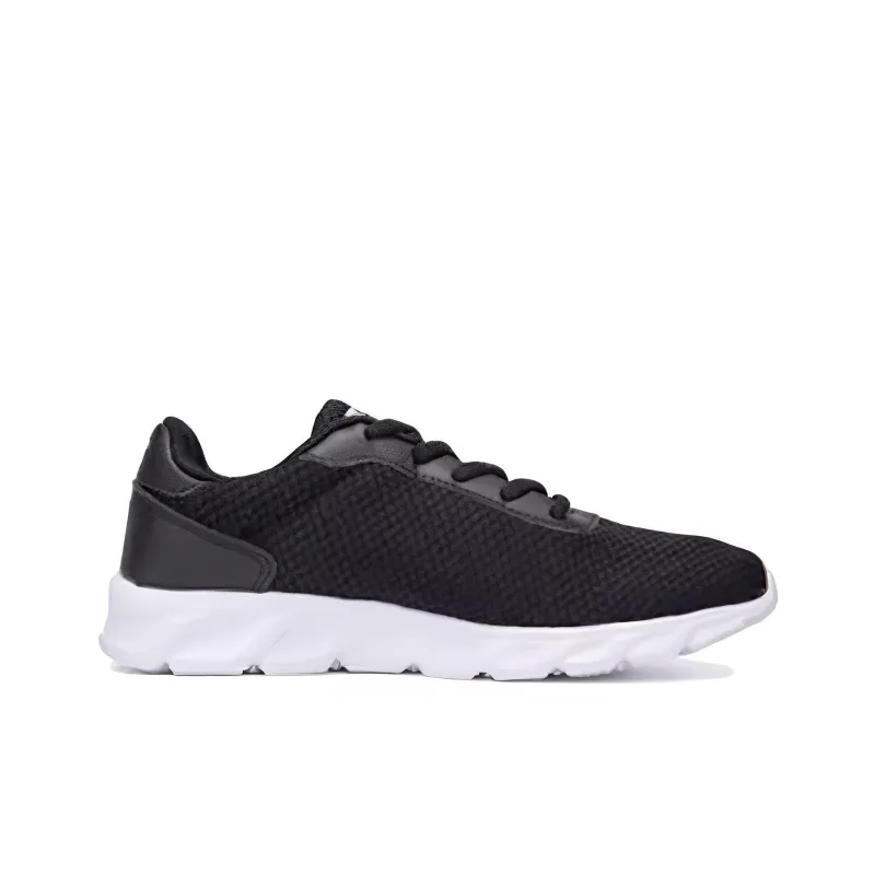 361° Cushioning Wear Resistant Low Top Running Shoes Women's Black White-1