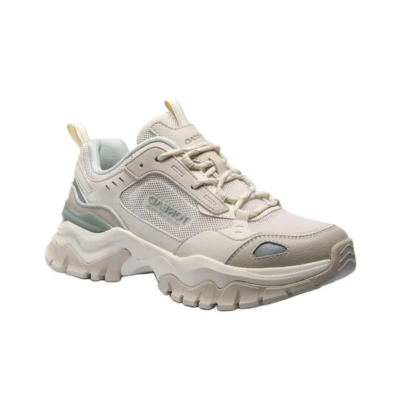 TOREAD Anti Slip Wear Resistant Low Top Running Shoes Women's Ecru-1